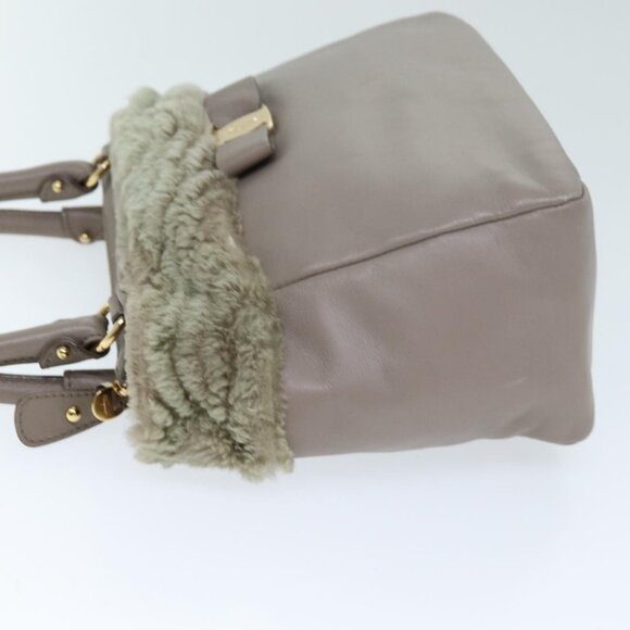 Salvatore Ferragamo Hand Bag Leather Pink Auth - Picture 5 of 15